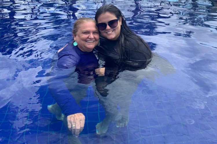 Mãe e filha: Marta Meneses e Ivna Pontes.