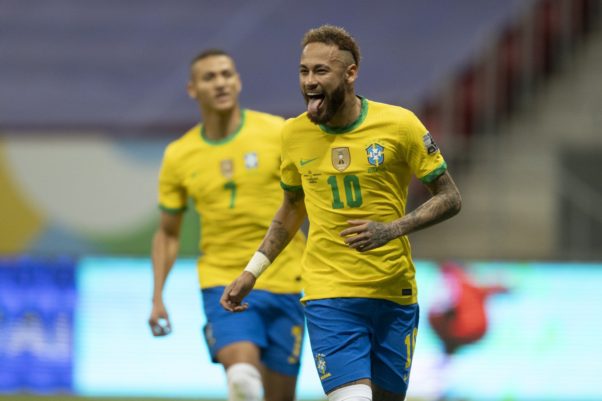 Brasil x Venezuela pela primeira rodada da Copa América 2021. Lucas Figueiredo/CBF (Foto: Lucas Figueiredo/CBF)
