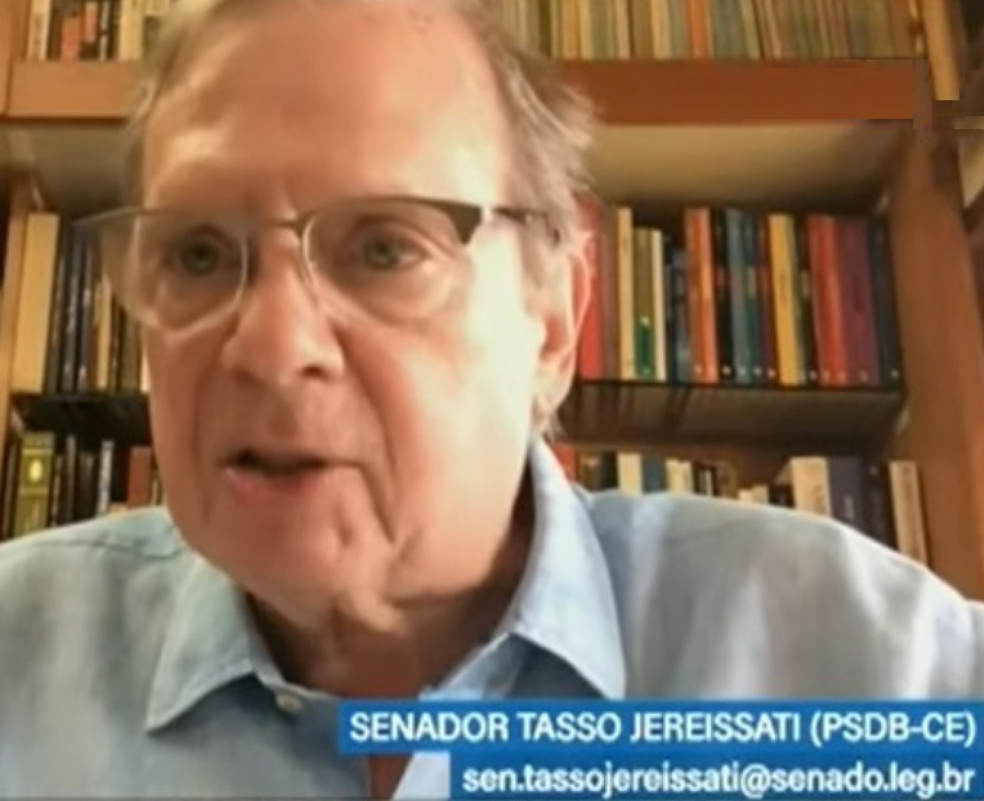 Tasso Jereissati é senador do Ceará (Foto: REPRODUÇÃO)