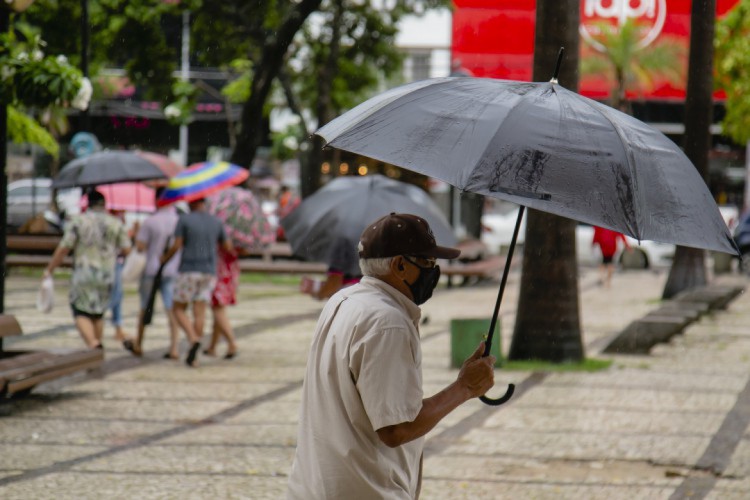 Previsão da Funceme segue até o sábado, 1º de janeiro(foto: Aurélio Alves)