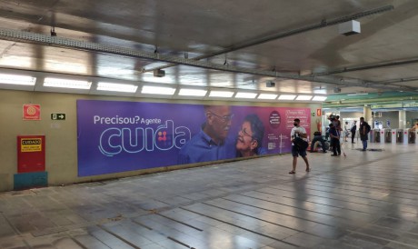 Publicidade do Cliente Nest em metrô de Fortaleza. Quer anunciar no metrô? Fale com a Oolá!  