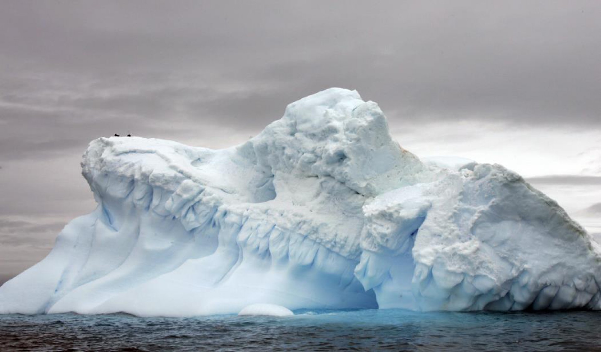 Glaciar na Antártica(Foto: RODRIGUO ARANGUA/AFP)