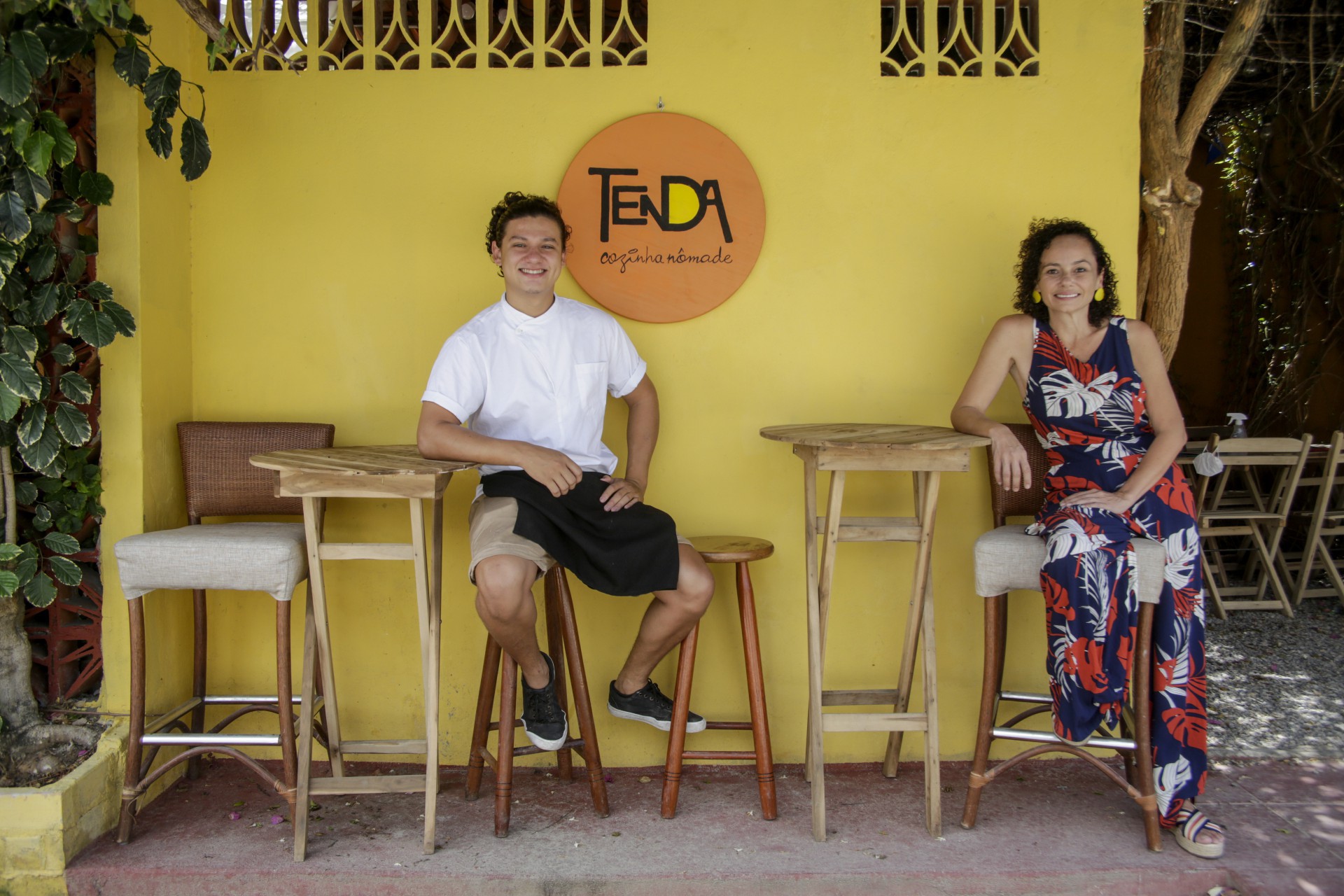 Cheffs do Tenda - Cozinha Nômade, Marcos Filho e Ana Alice Nogueira (Foto: Thais Mesquita)