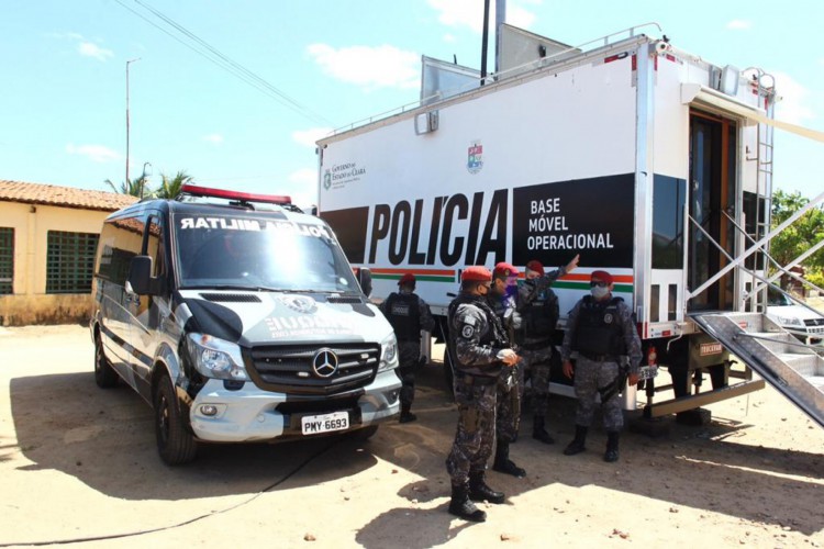 Nova base da Polícia Militar fica em Sítios Novos
