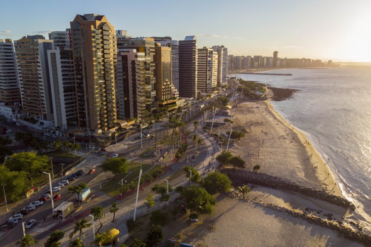 Fortaleza, Ce, BR - 03.08.21 Movimentação de turistas na orla de Fortaleza (Fco Fontenele / O POVO)