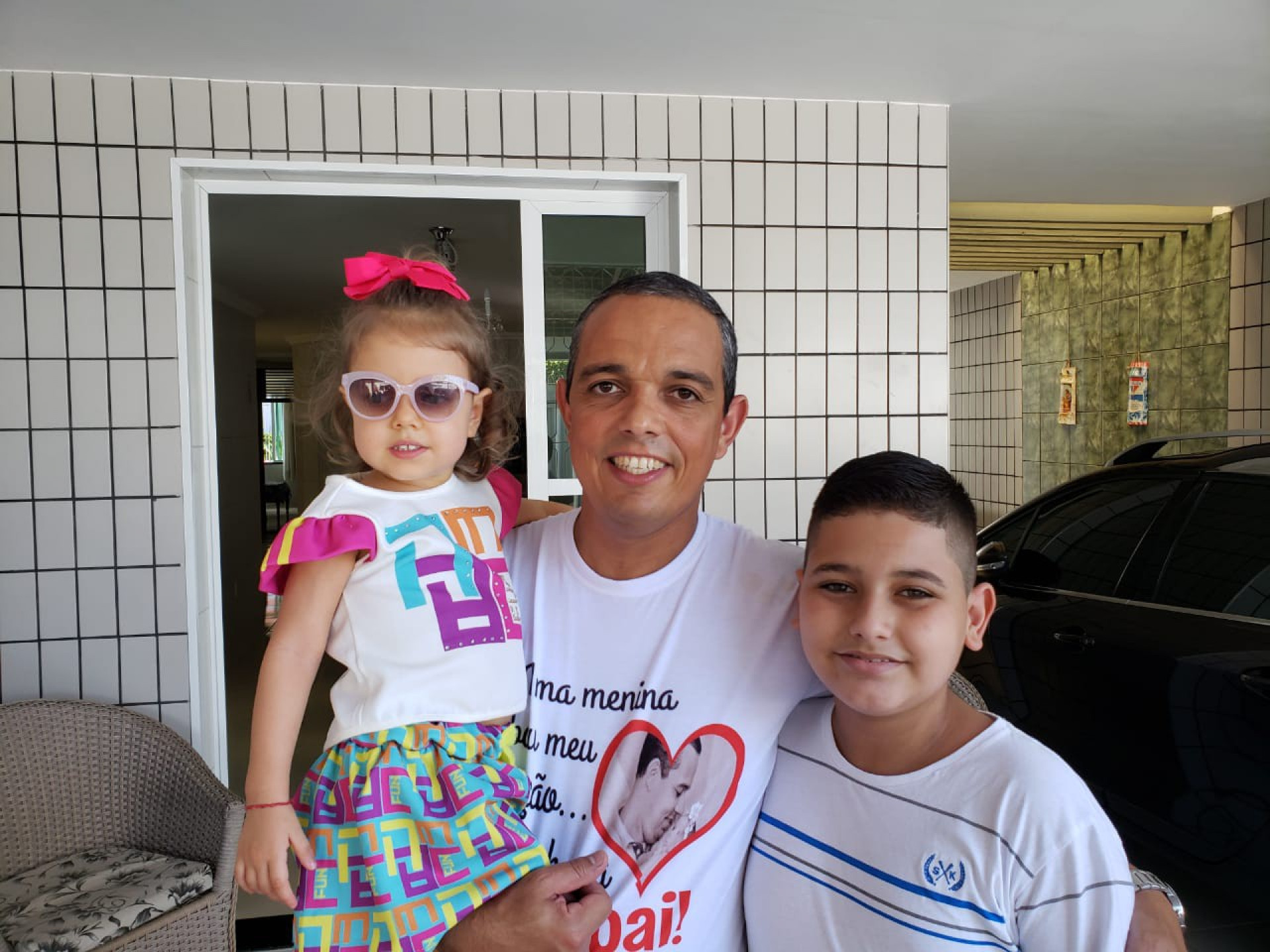 Rafael Barbosa Gonçalves, 39, é pai de Ryan, 13, e de Júlia, 3.(Foto: Acervo Pessoal)