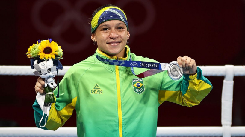 Olimpíada de Tóquio: Bia Ferreira conquista prata no boxe(foto: JONNE RORIZ)