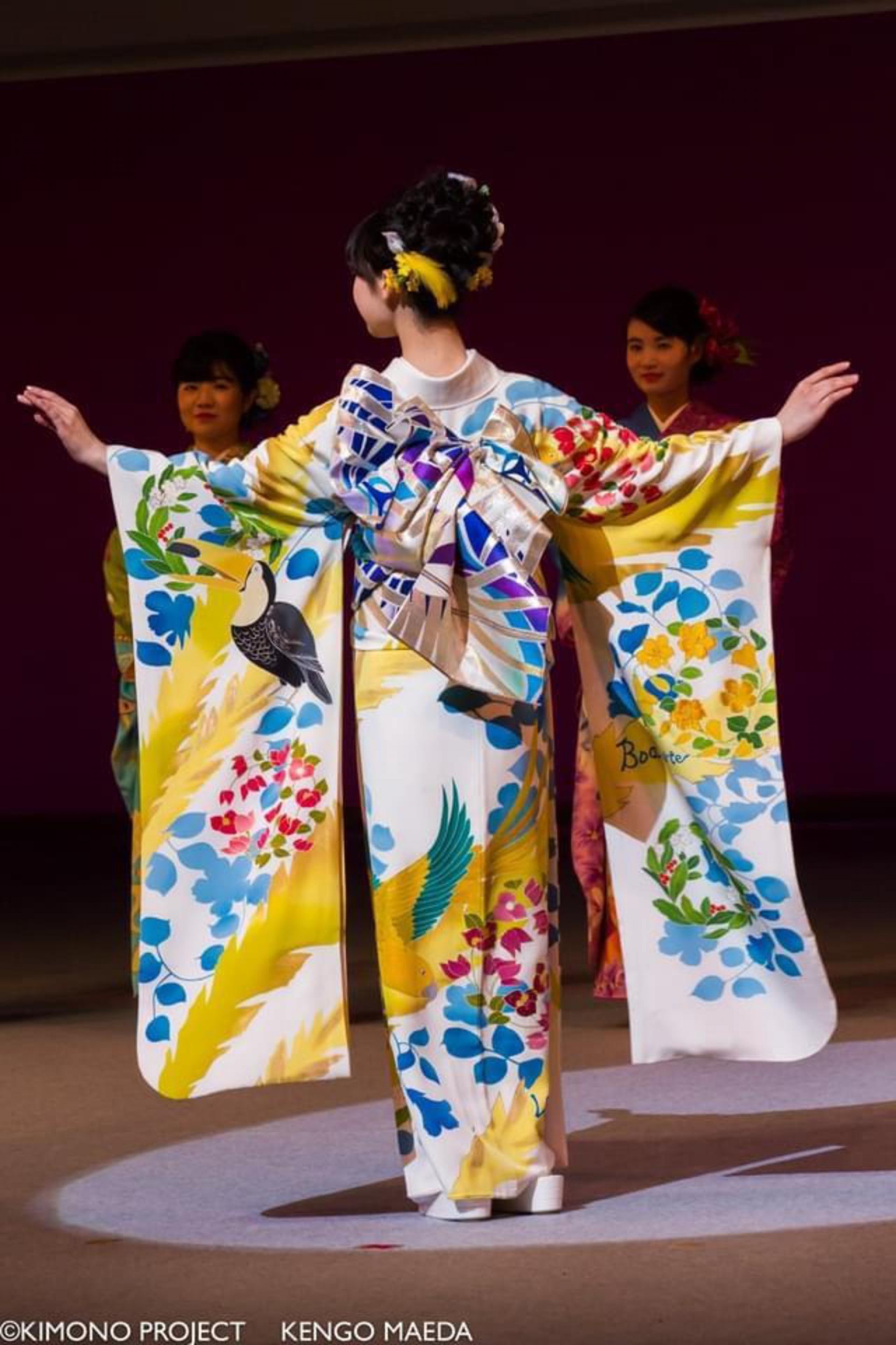 O quimono brasileiro foi mais uma bela peça criada para as Olimpíadas (Foto: Kimono Project / Kengo Maeda / Reprodução/Facebook)