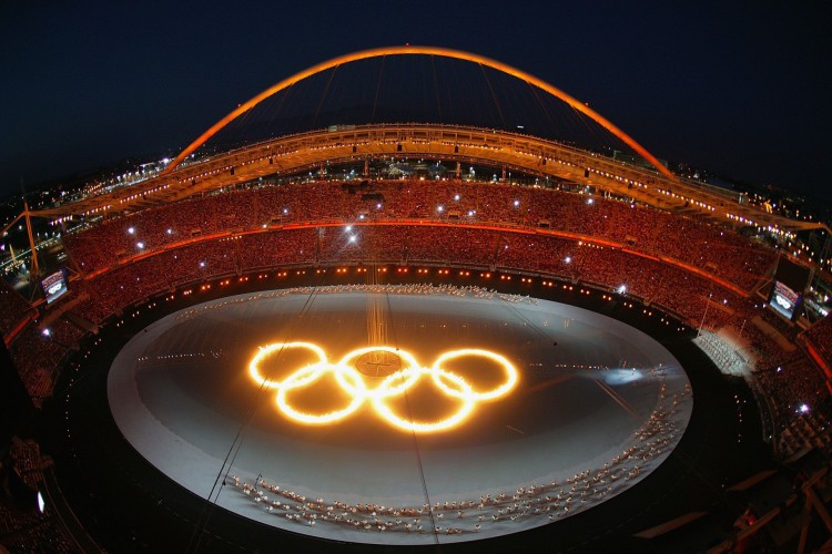 Jogos Olímpicos de Atenas começaram em 13 de Agosto de 2004