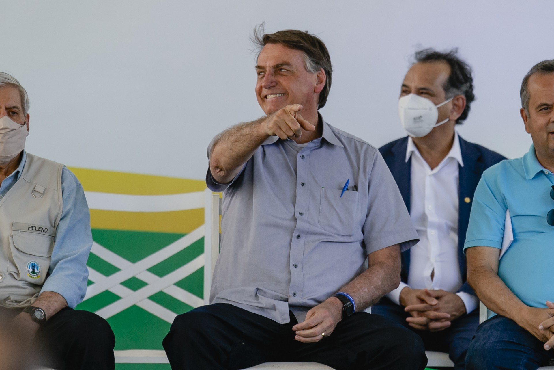 Bolsonaro esteve no Cariri, sul do Ceará, em agosto (Foto: Aurelio Alves)