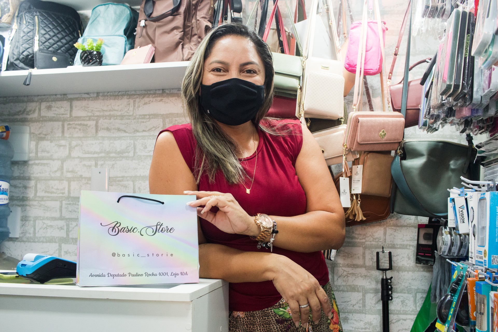 Roberta Pereira, empreendedora e dona da loja Basic Store (Foto: Fernanda Barros)