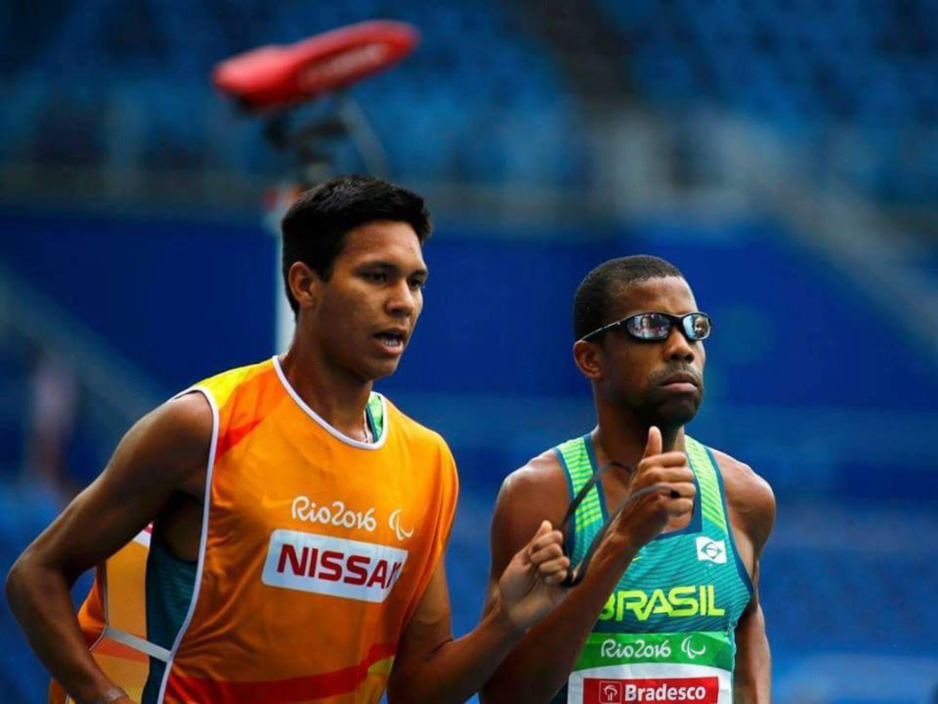 Eriton de Aquino, atleta-guia de atletismo, irá participar dos Jogos Paralímpicos de Tóquio 2020.