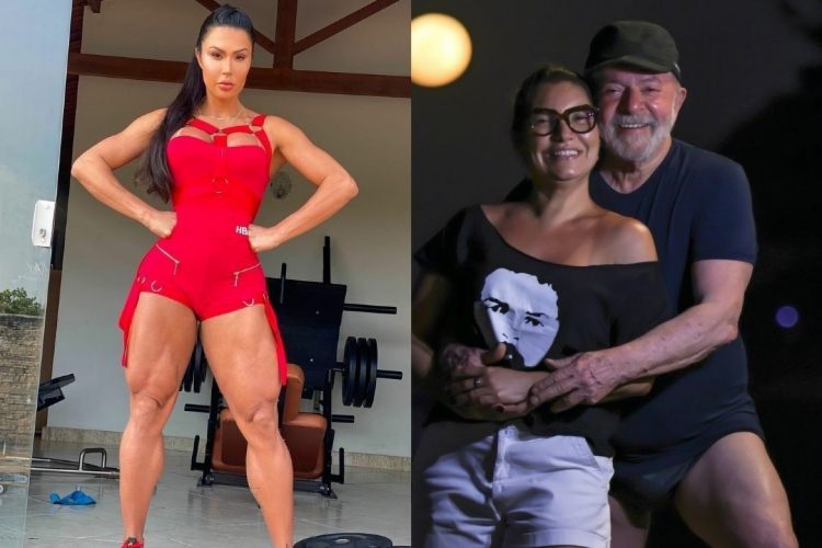 Foto de Lula foi registrada durante passagem pelo Ceará 