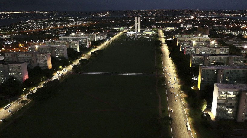 Esplanada dos Minist&eacute;rios, em Bras&iacute;lia