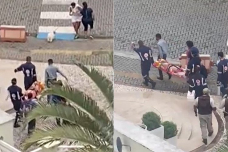 Bab&aacute; pulou do 3&deg; andar do pr&eacute;dio na quarta-feira, 25