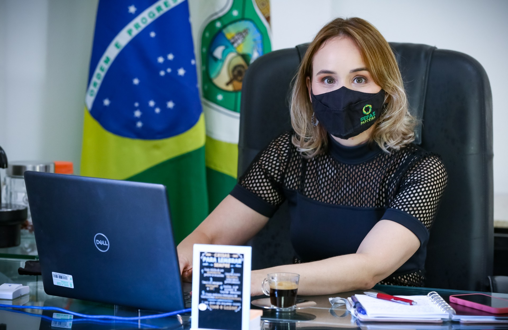 ￼ A secretária da Fazenda, Fernanda Pacobahyba (Foto: Thiago Gaspar/Governo do Estado do Ceará)