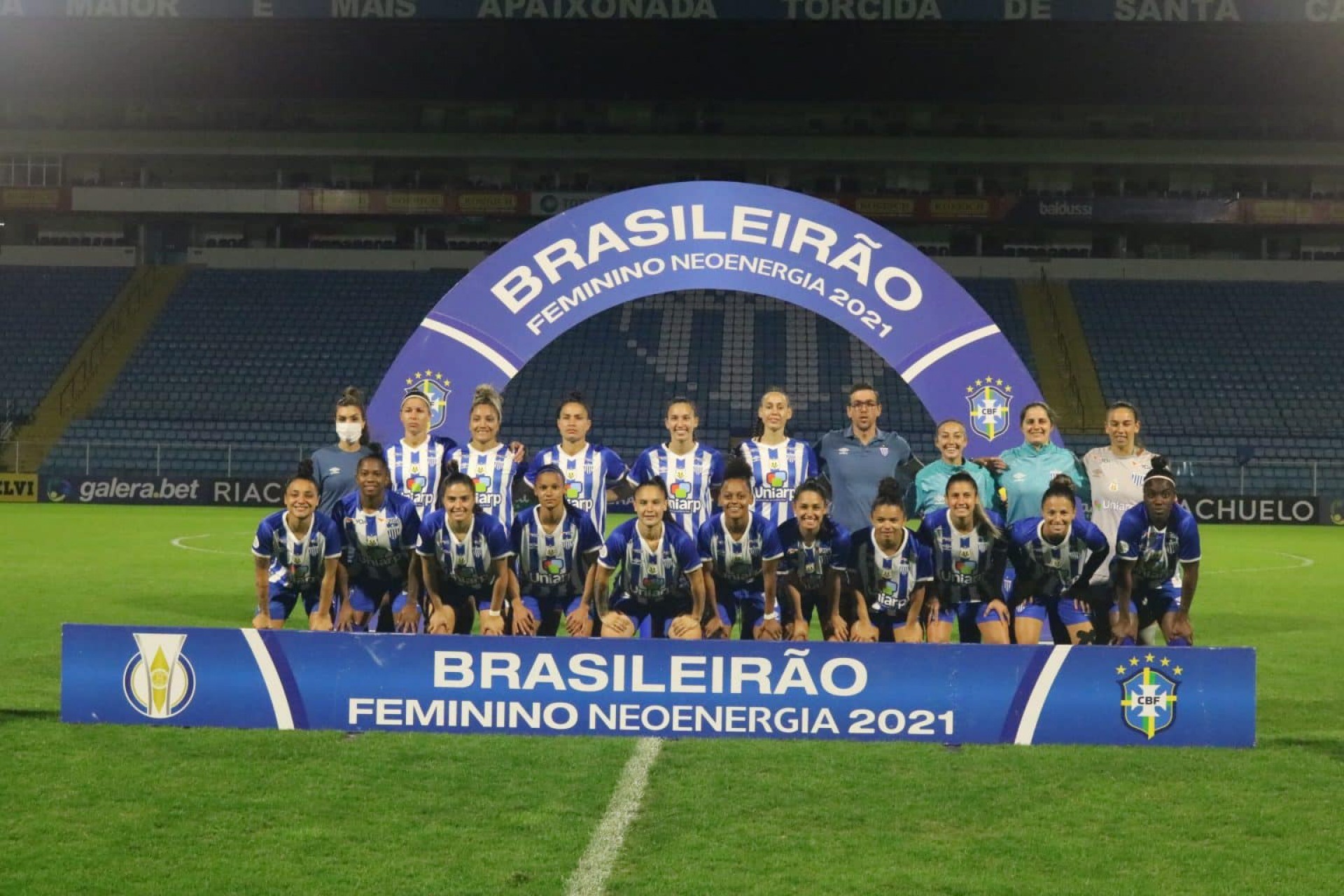 Kindermann corre risco de não participar da Taça Libertadores Feminina 2021 por problemas com repasse envolvendo o Avaí.  (Foto: Leandro Boeira/ Avaí FC)