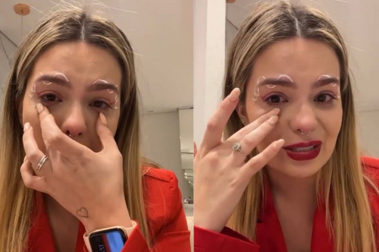 Aos prantos, a ex-BBB Viih Tube compartilhou um desabafo nos seus stories na noite de hoje, 21 de setembro