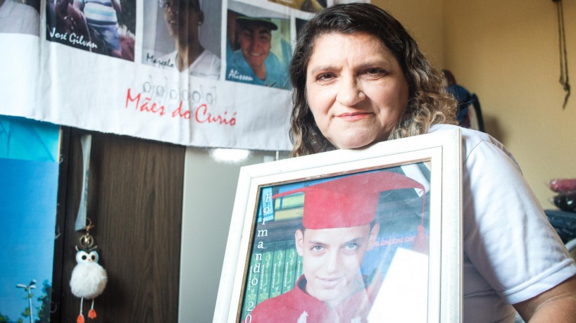 ￼EDNA Calvacante é mãe de Alef que morreu na Chacina da Grande Messejana