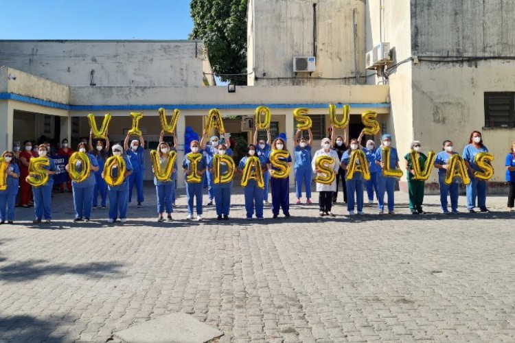 Hospital recebeu o primeiro paciente diagnosticado com Covid-19 no dia 20 de março de 2020