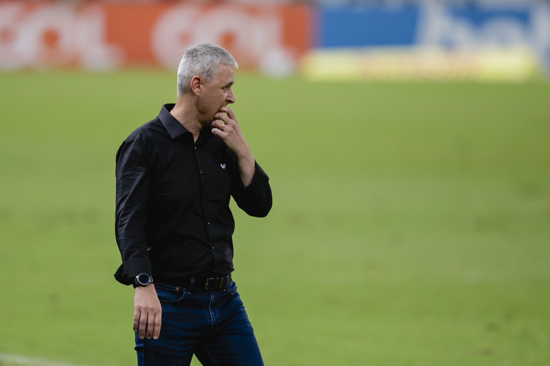 FORTALEZA, CE, BRASIL, 25-09.2021: Tiago Nunes. Ceara x Chapecoense, na Arena Castelão pelo Campeonato Brasileiro. em epoca de COVID-19. (Foto:Aurelio Alves/ Jornal O POVO) (Foto: Aurelio Alves)