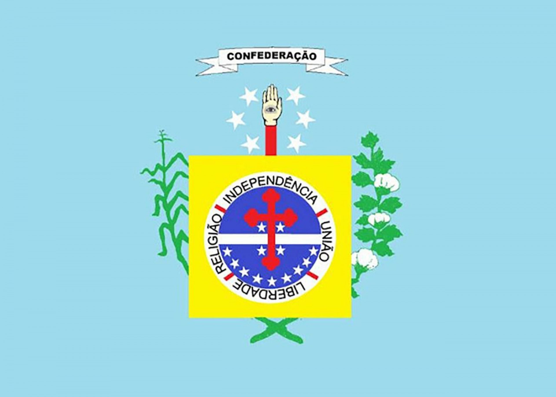 Bandeira da Confederação do Equador (Foto: Divulgação)