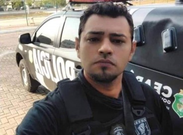 O policial penal Manoel Janay Lopes de Oliveira, 32, foi morto em Umirim
 