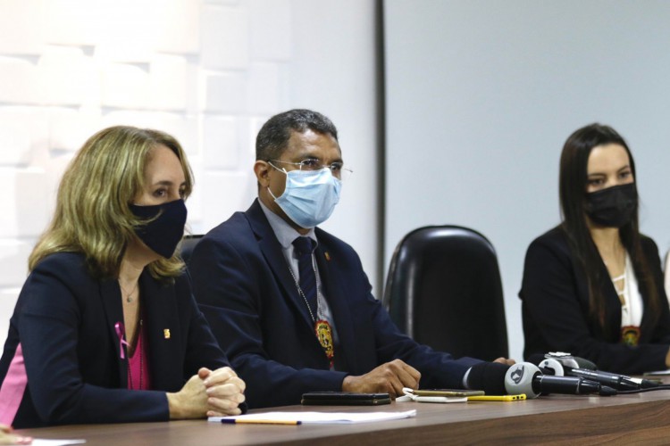 Coletiva de imprensa da Polícia Civil do Ceará (PC-CE) sobre o caso de racismo na loja Zara