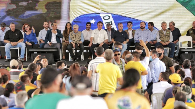 O presidente do BNB, Anderson Possa, integra comitiva que acompanha o presidente Jair Bolsonaro em evento no Ceará(foto: Aurélio Alves)