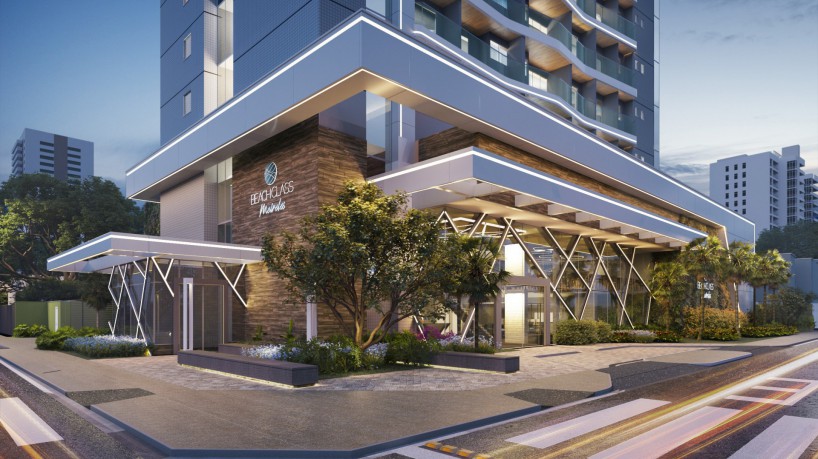 Fachada do Beach Class Meireles(foto: Divulgação)