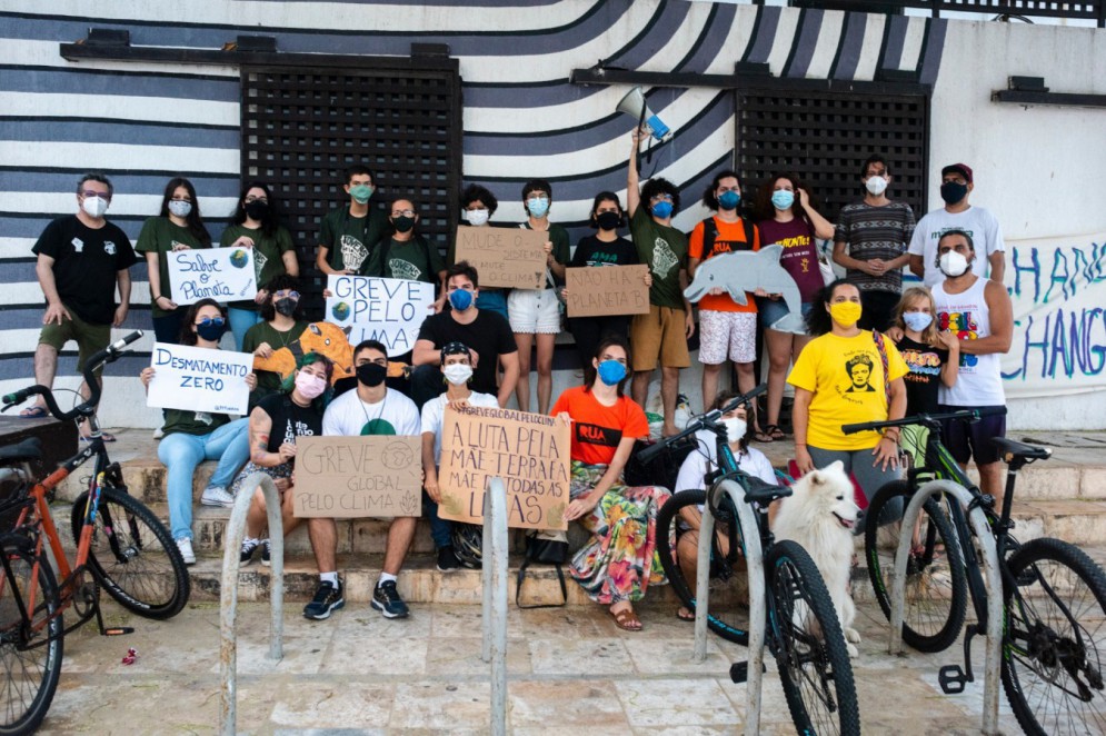 Ações do grupo Jovens pelo Clima Ceará, parte do movimento internacional Fridays For Future