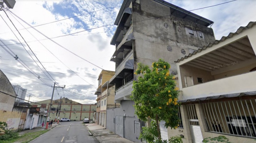 Desabamento de prédio ocorreu no bairro Olinda, na cidade de Nilópolis, no Rio de Janeiro(foto: Reprodução/Google Maps)