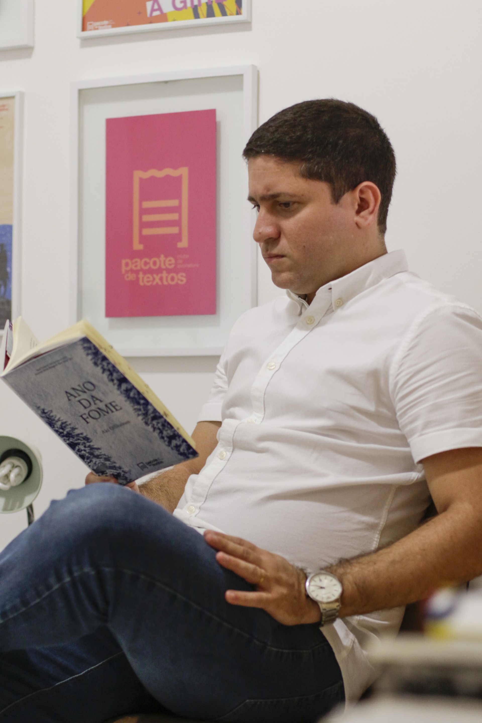  Rafael Caneca, escritor e idealizar do Clube de Assinaturas Pacote de Texto (Foto: (Thais Mesquita/OPOVO))