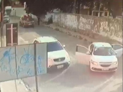Imagens das câmeras flagraram ação 
