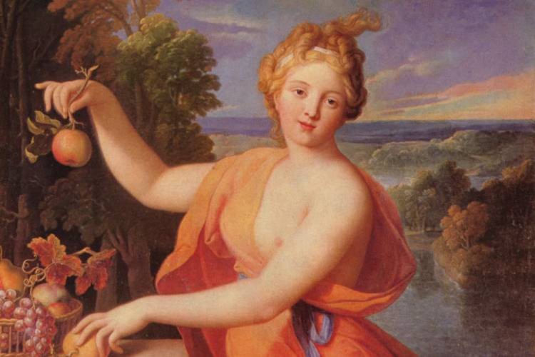 'Pomona', pintada Nicolas Fauché. A deusa era cultuada pelos romanos