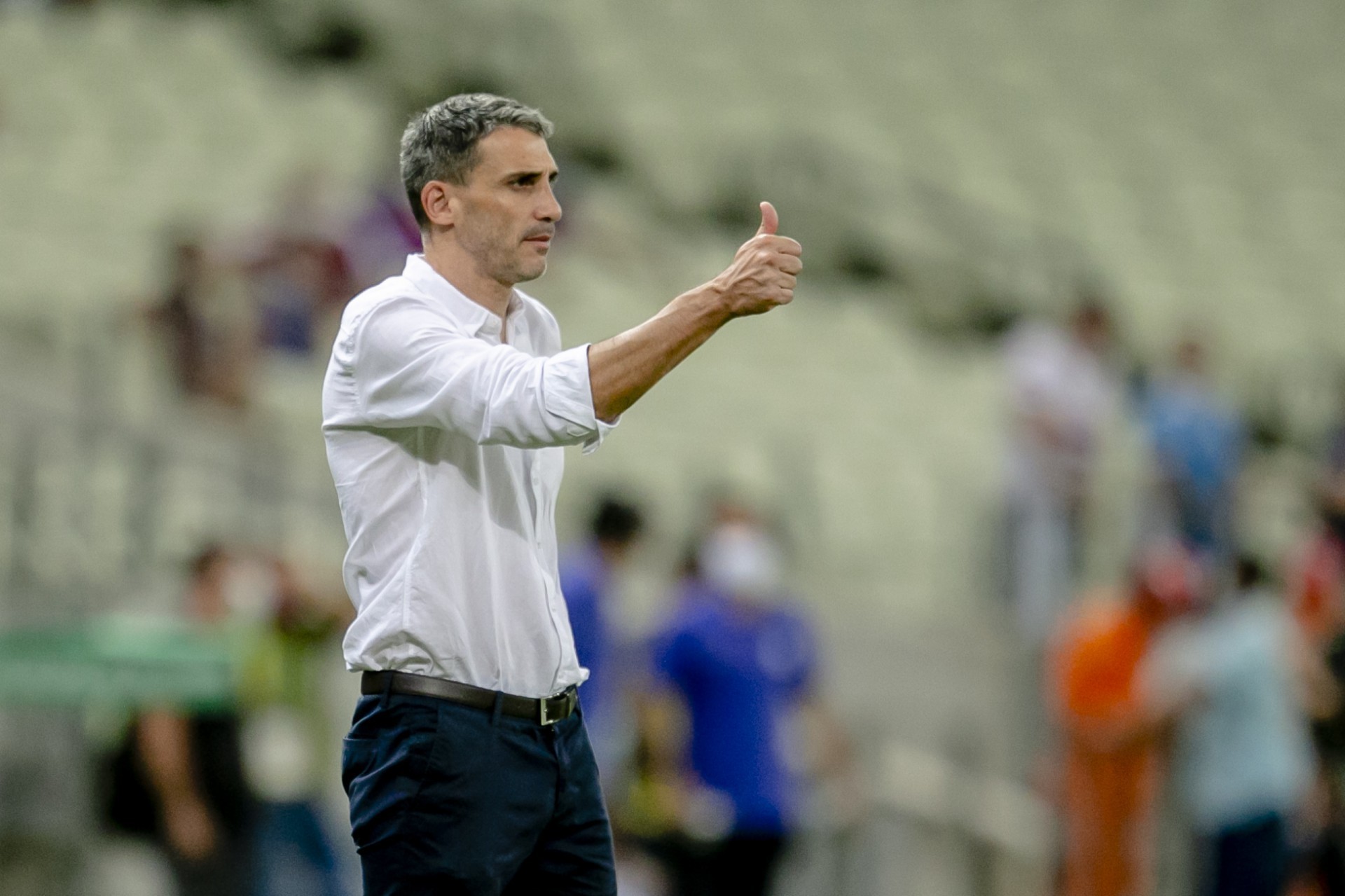 Juan Pablo Vojvoda, técnico do Fortaleza (Foto: Aurelio Alves)