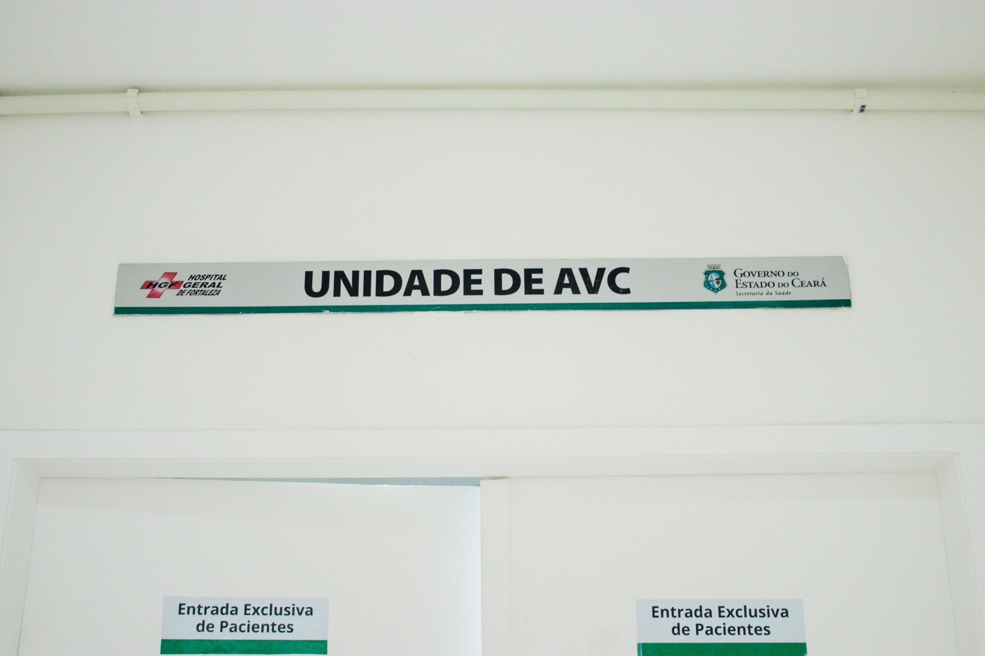 Hospital Geral de Fortaleza tem ala especializada para o tratamento de pacientes com AVC (Foto: FERNANDA BARROS)