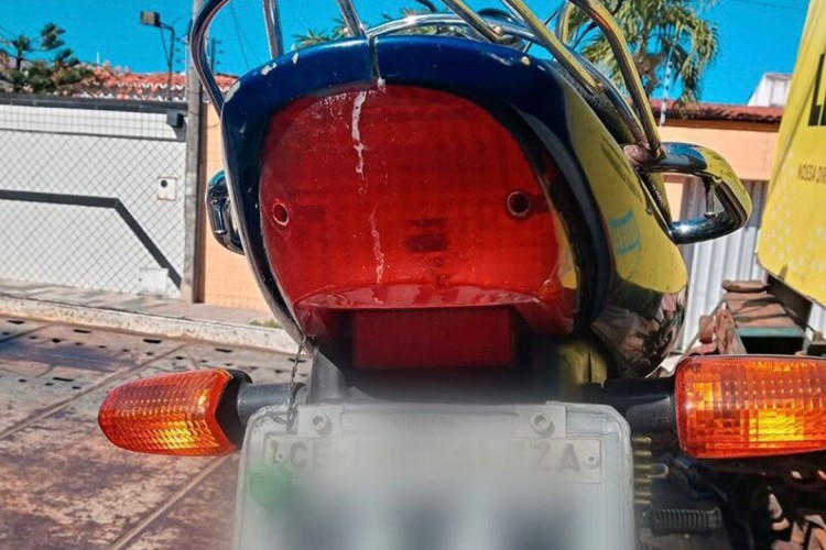 O licenciamento da moto estava atrasado desde 2016