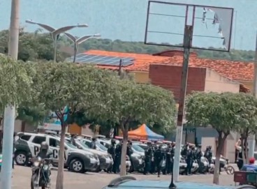 Nesta terça-feira, 9, a Polícia ocupou o município de Chorozinho após supostas ameaças de facção  