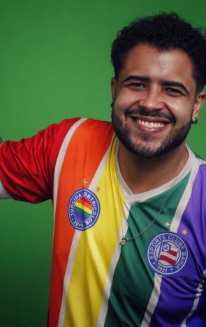 Onã Rudá, criador de conteúdo, palestrante e fundador da torcida LGBTricolor e do Coletivo Canarinhos LGBTQ (Foto: Acervo pessoal)