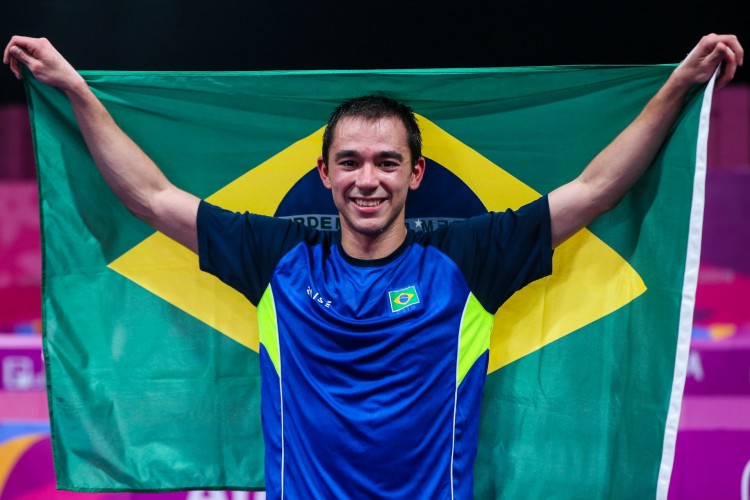 Hugo Calderano é um dos maiores atletas brasileiros da atualidade (Foto: Abelardo Mendes Jr/ rededoesporte.gov.br)