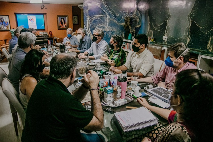 Fortaleza-Ce, Brasil, 22-11-2021: Reunião da diretoria do jornal O Povo. (Foto: FERNANDA BARROS/Especial para O Povo)