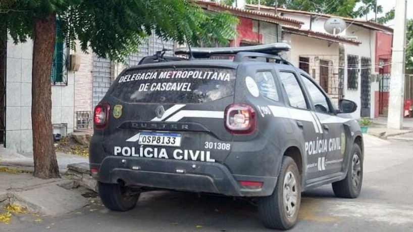 Delegacia Metropolitana de Cascavel investigará o crime.(foto: PCCE/Reproduçã...