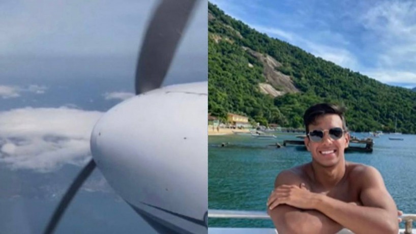 #Brasil; Avião bimotor com três pessoas a bordo cai no mar do litoral norte de SP