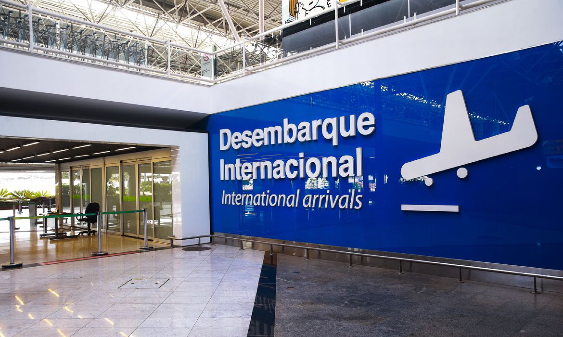 Aeroporto Internacional Juscelino Kubitschek, terceiro maior aeroporto do Brasil com pouca movimentação de passageiros (Foto: Marcello Casal Jr/Agência Brasil)