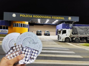 As apreensões ocorreram no quilômetro 479 da BR-116, no município de Milagres, a 482 quilômetros de Fortaleza 