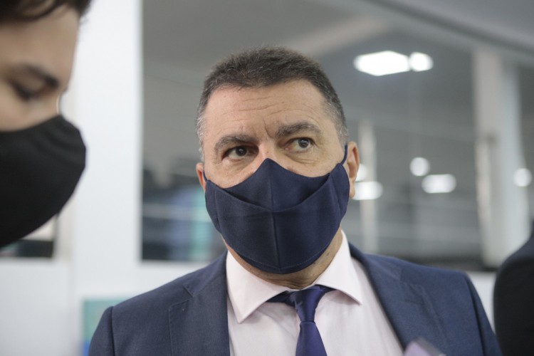 Fortaleza, Ce, BR - 01.12.21 Sessão da Câmara Municipal dos Vereadores. Na foto Danilo Lopes, presidente da Comissão de Direitos Hamandos da Câmara  (Fco Fontenele/O POVO