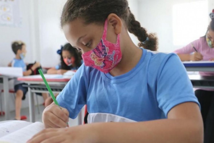 Aluna da rede municipal ensino