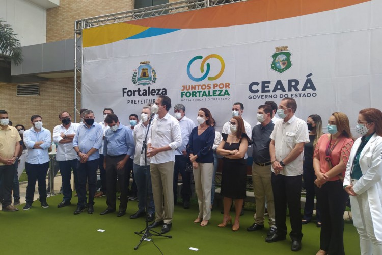 Camilo Santana anuncia aumento do repassa de verbas para Instituto Dr. José Frota