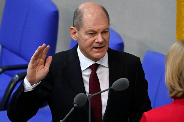 O chanceler alemão Olaf Scholz